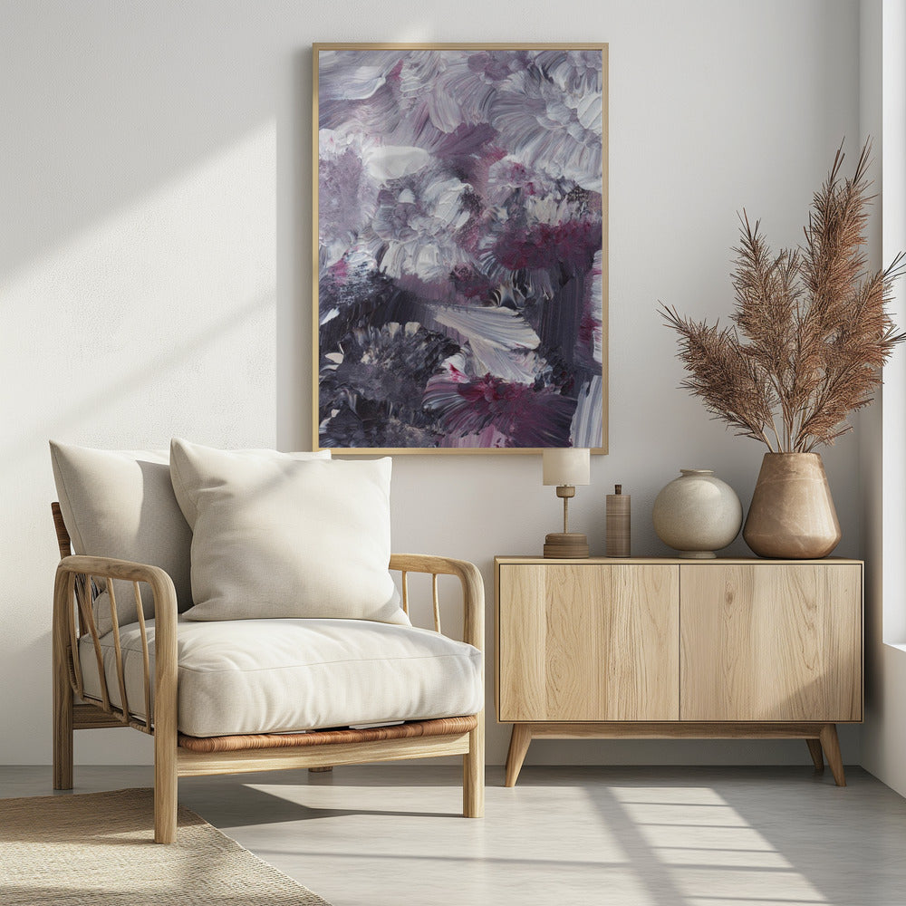 Floral Expressionist Brushstrokes | Poster