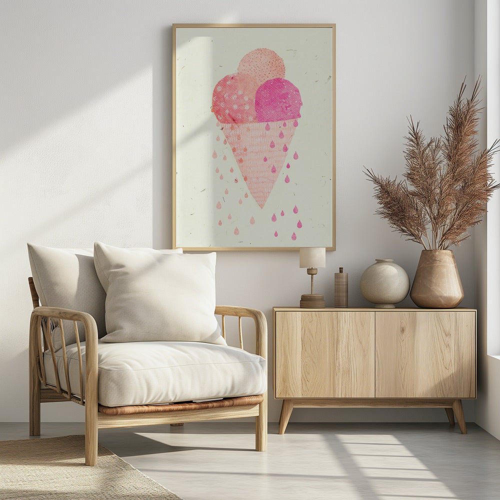 Blushing Scoops | Poster