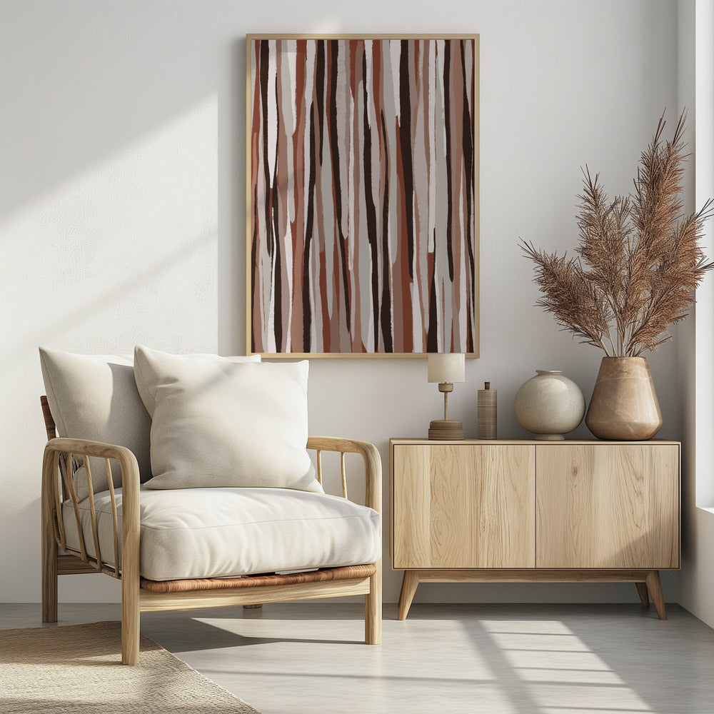 Vertical Earth Tones | Poster