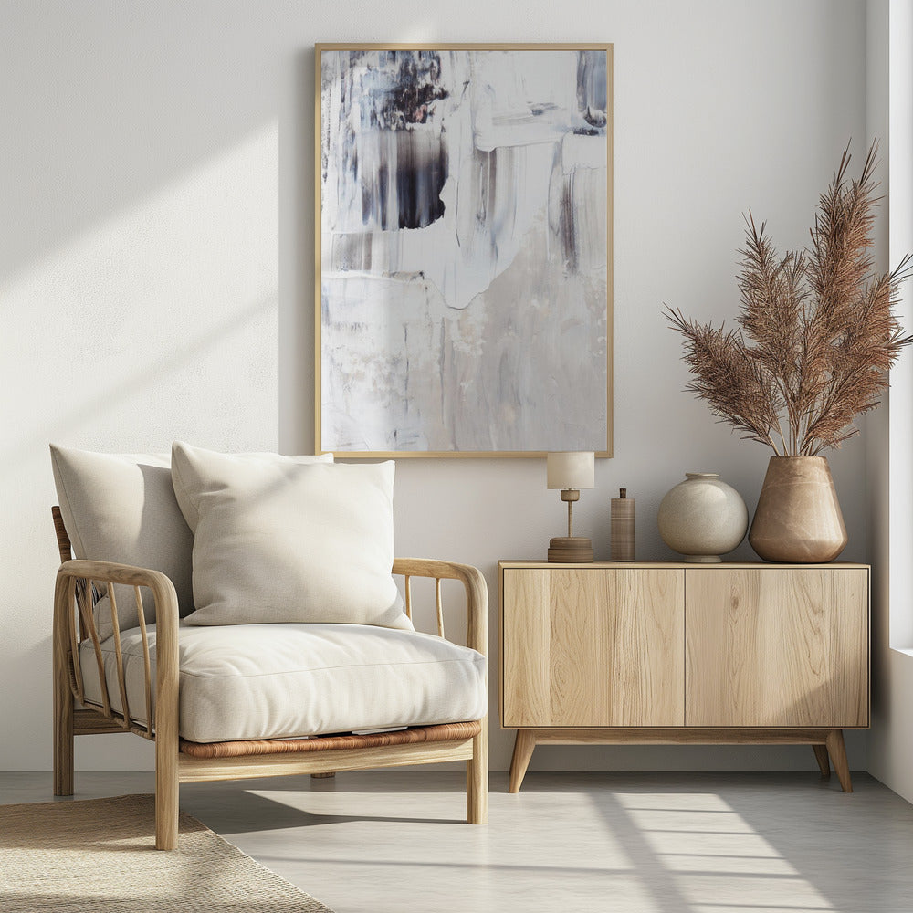 Bold Brushstrokes and Layered Textures | Poster