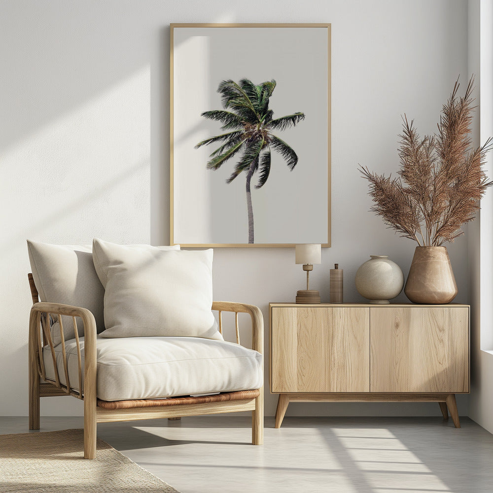 Windy Palm Tree | Poster