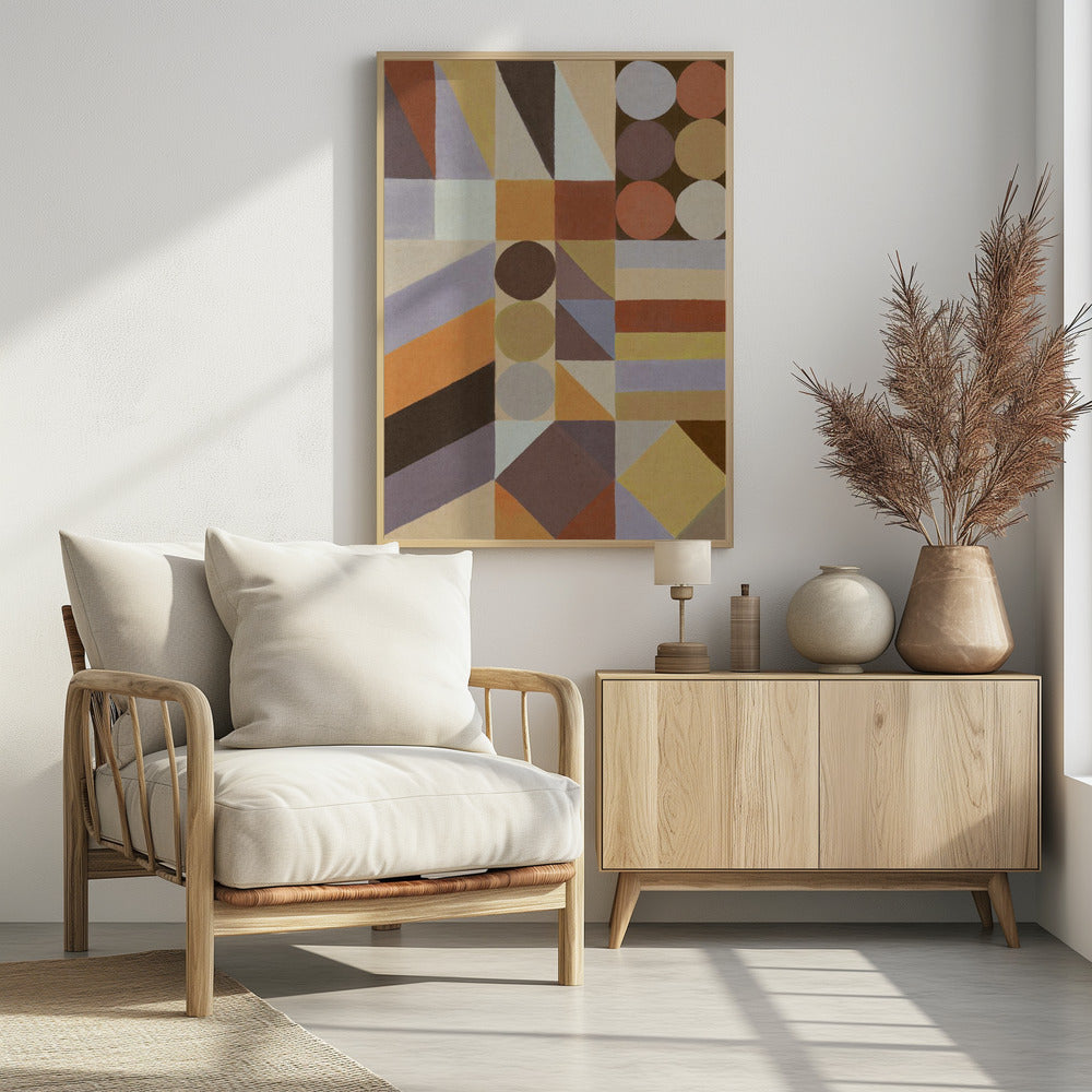 Geometric Shapes & Colors #1 | Poster
