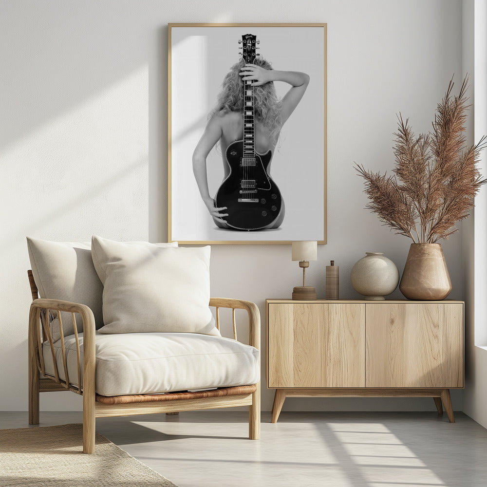 Lady And The Les Paul | Poster