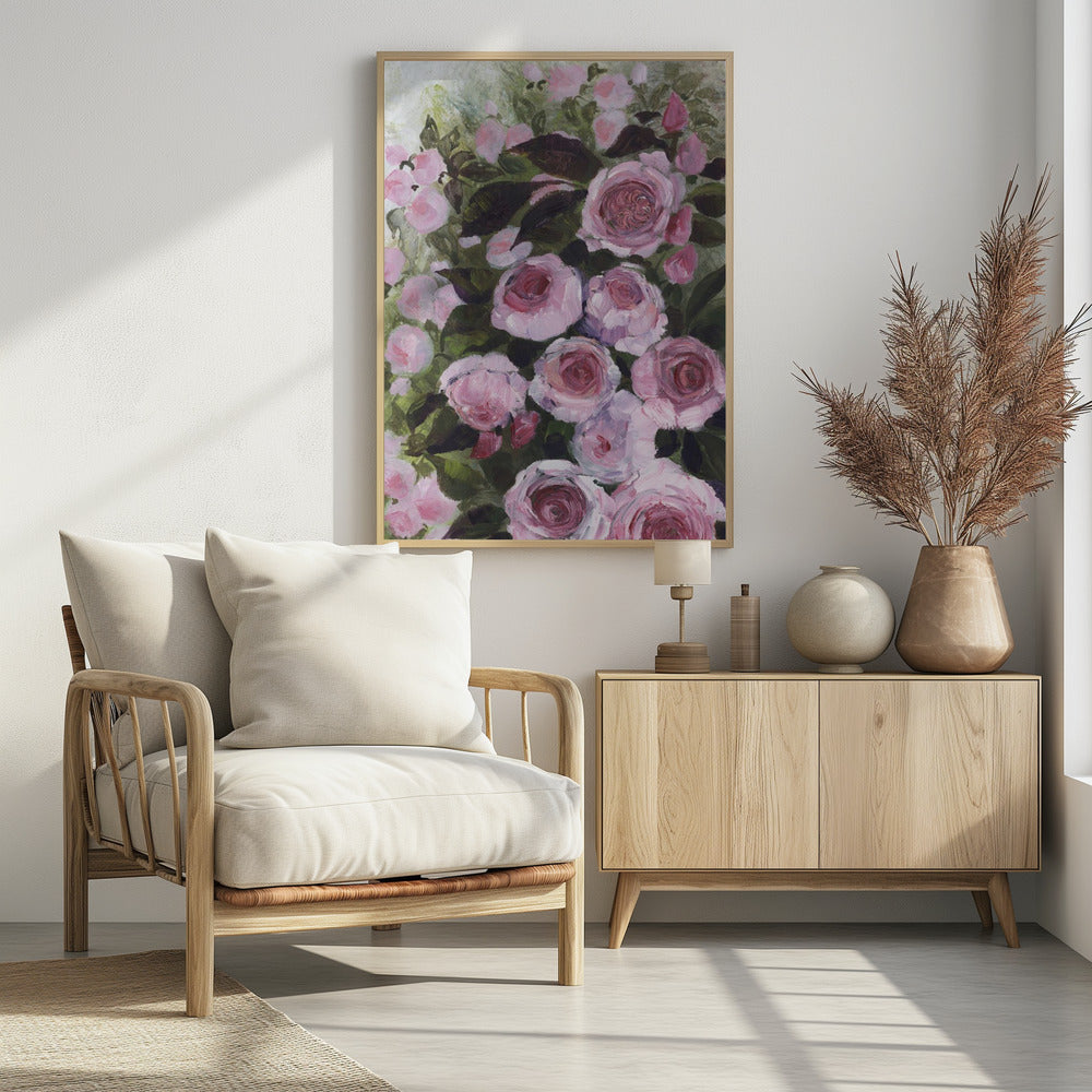 Aurorie painterly roses | Poster