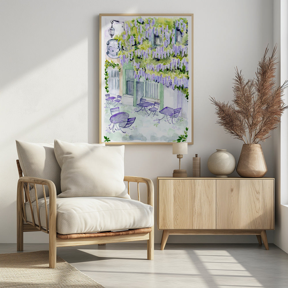 Naive Paris cafe | Poster