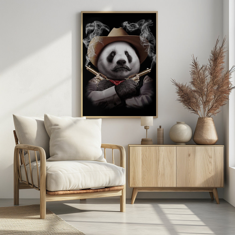 panda crossgun | Poster
