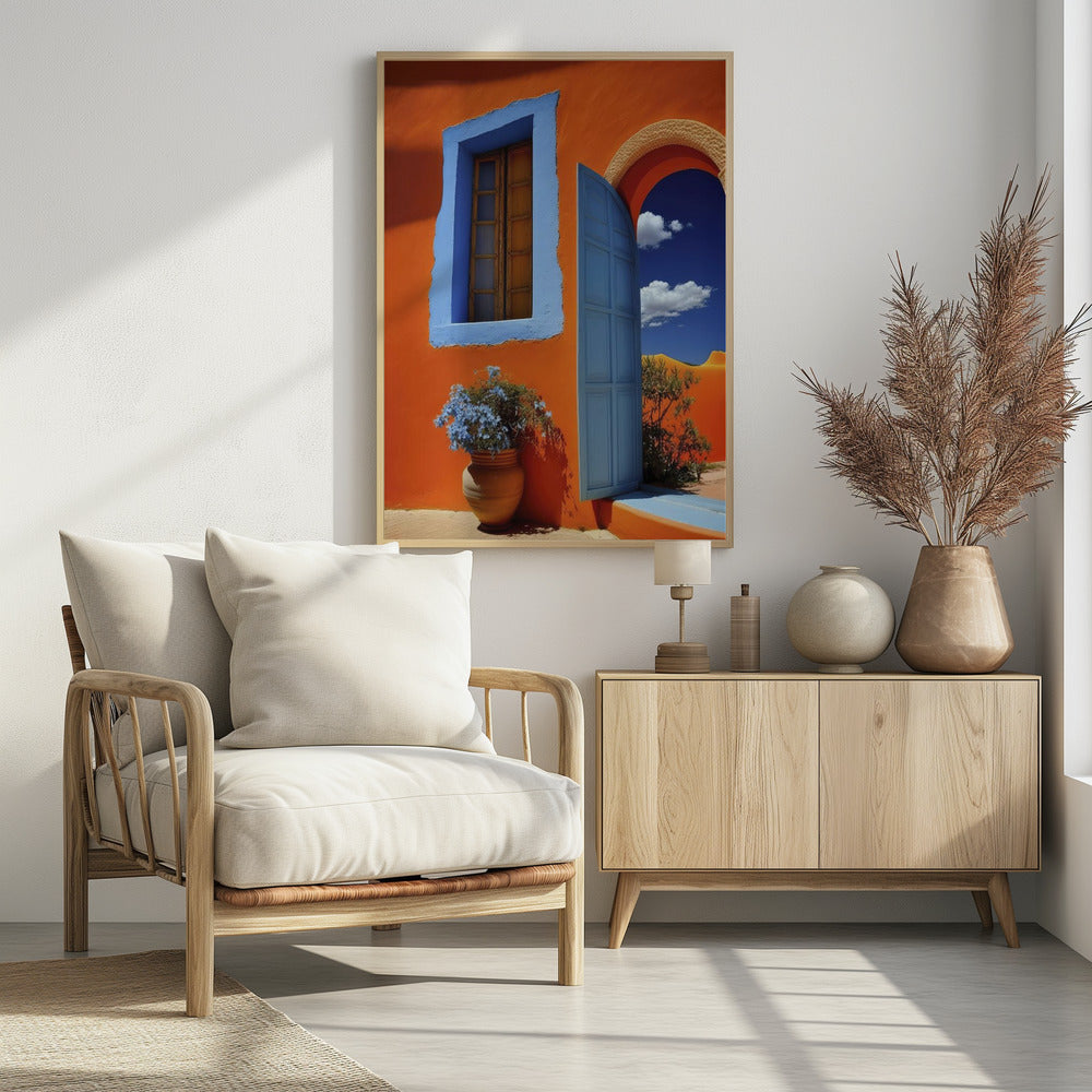 Vibrant Doorway Vista | Poster