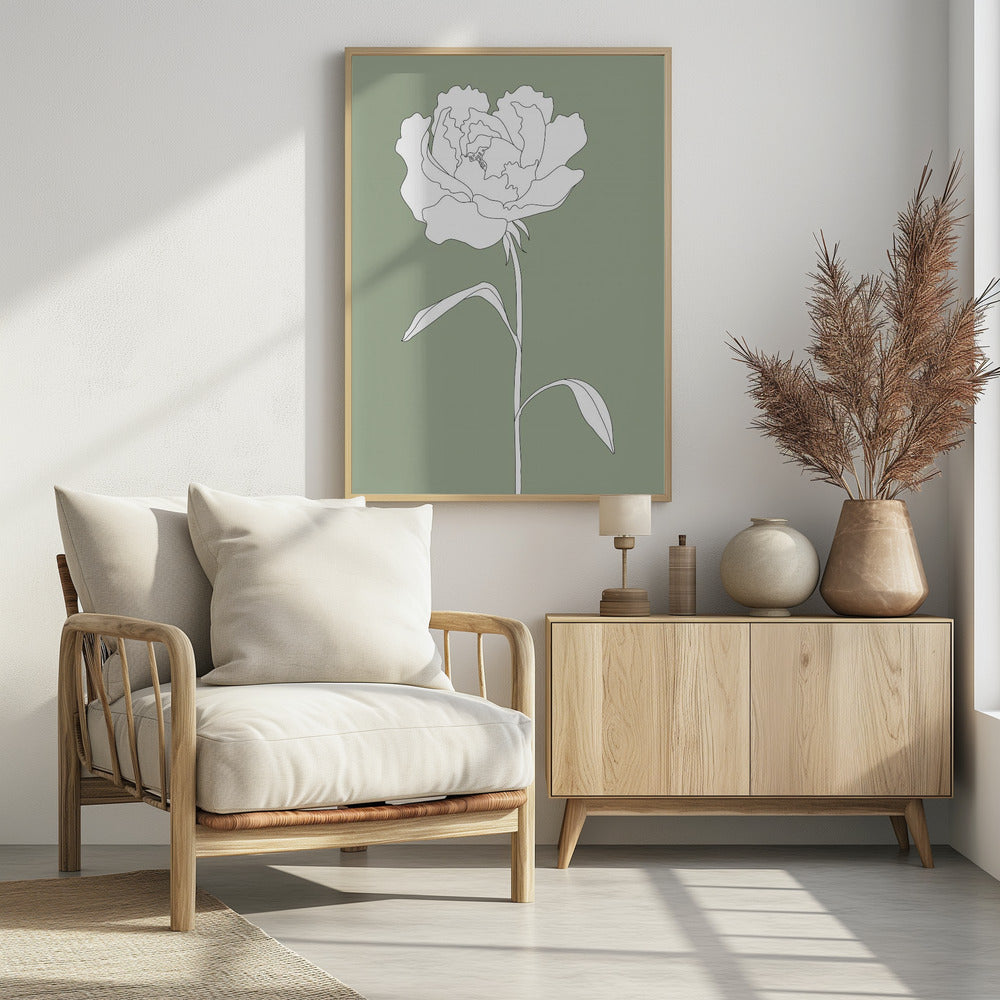 Rose in Green | Poster