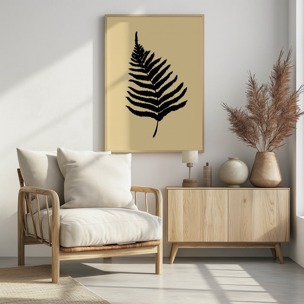 Fern 02 Yellow | Poster