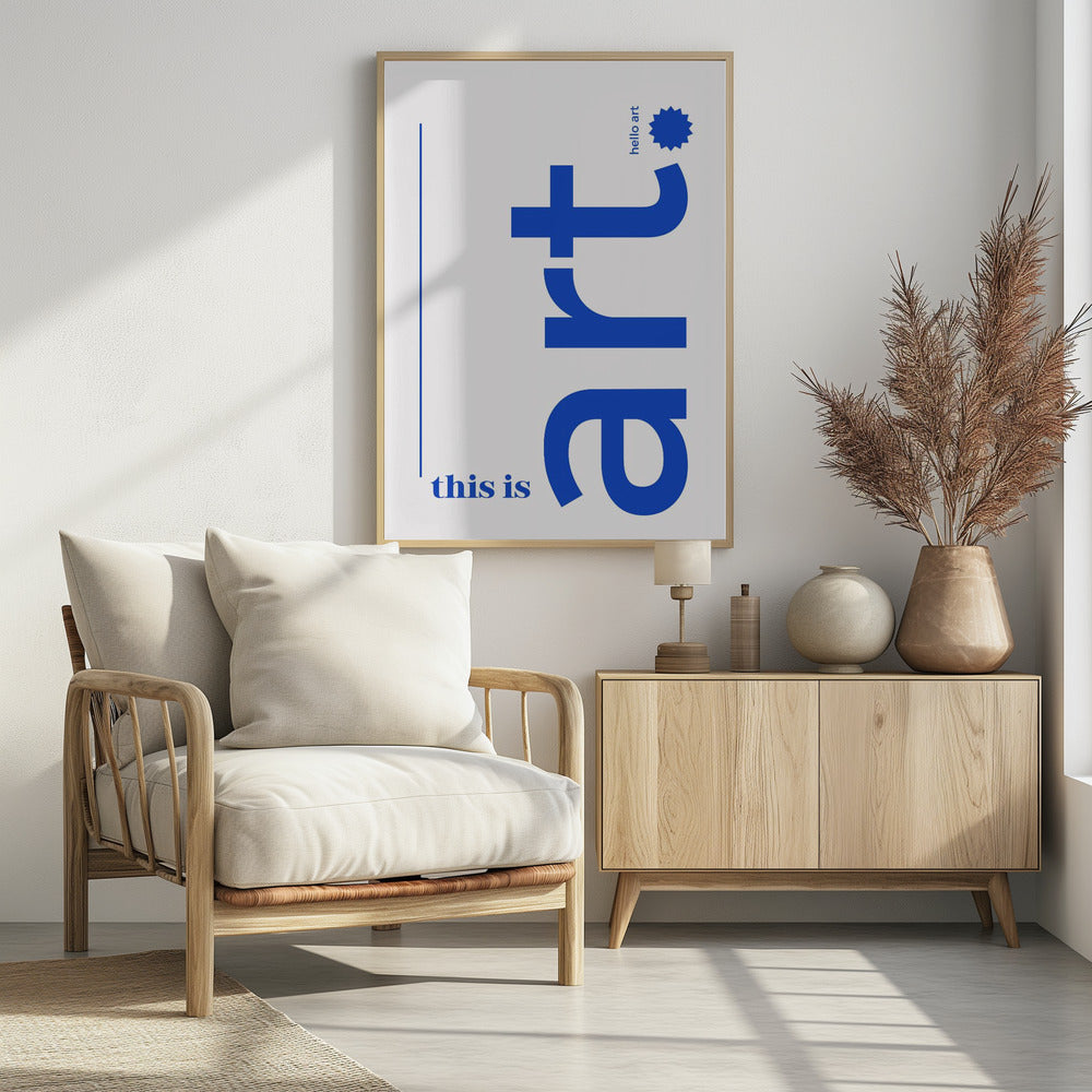 Hello Bold Typography | Poster