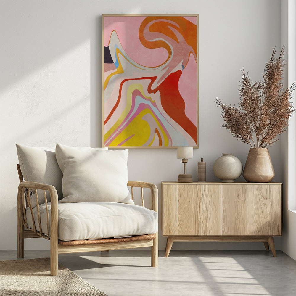 Organic Bauhaus Waved2 | Poster