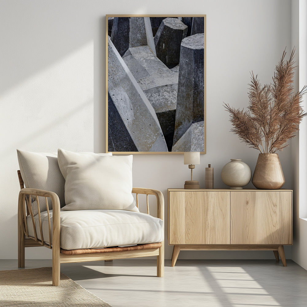 Concrete Forms Maze | Poster