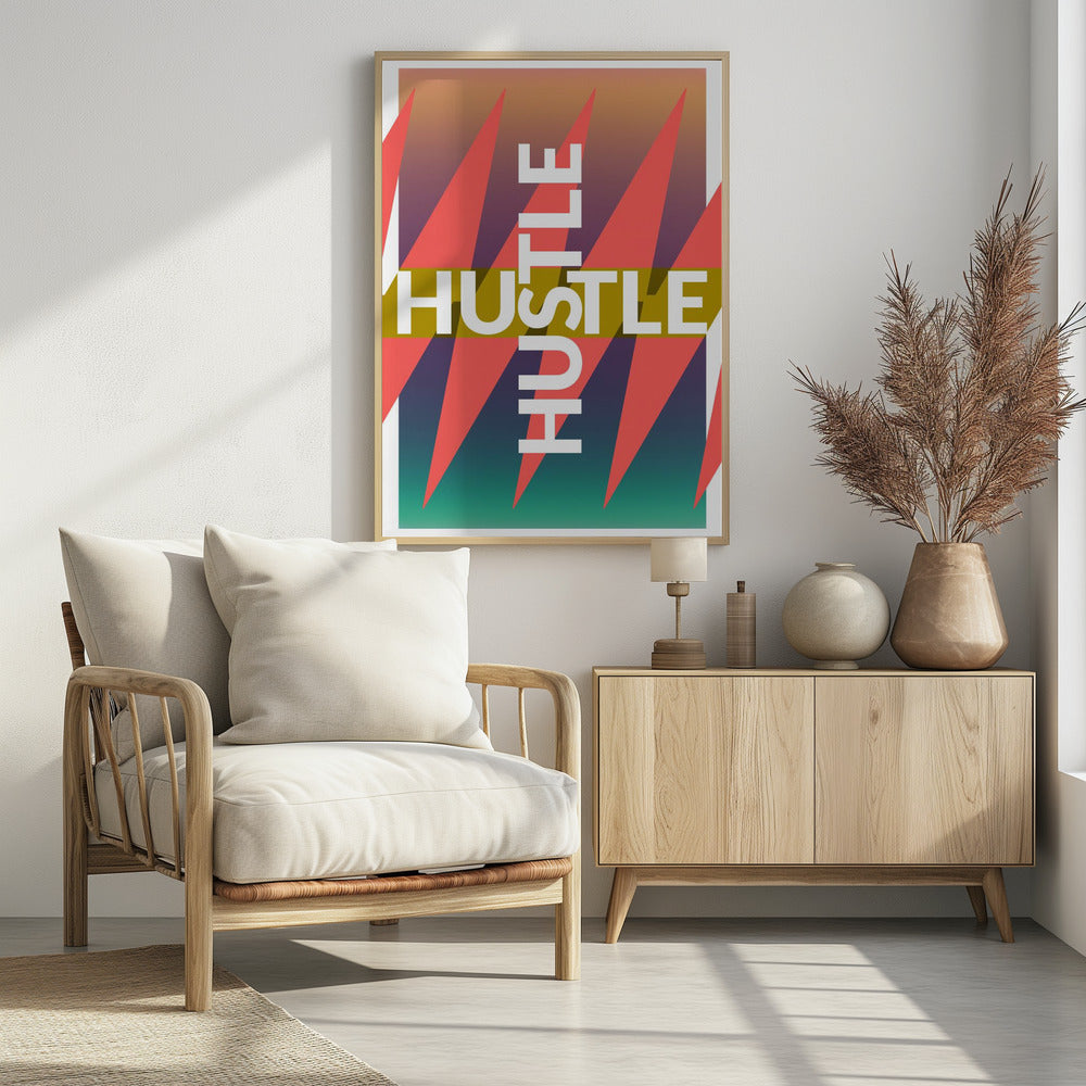 Colorful Hustle Vibes | Poster