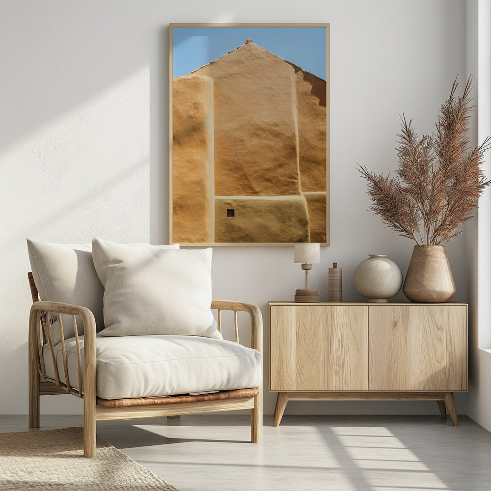 Golden Wall Contours | Poster