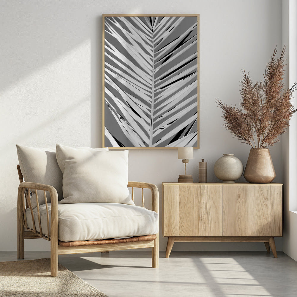 Monochrome Fronds | Poster