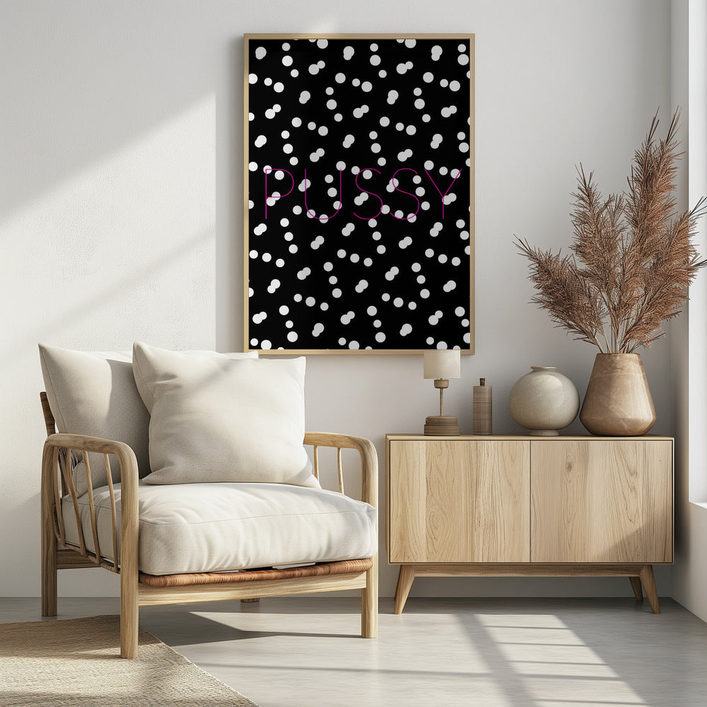 Monochrome Dotscape | Poster
