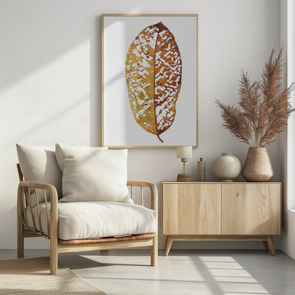 Faded Foliage Lace | Poster