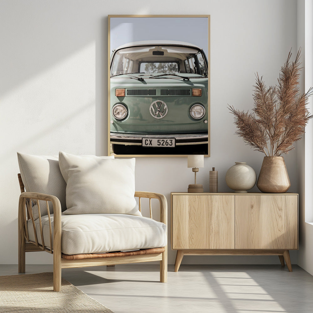 Classic Design In Soft Green Tones Cars | Poster