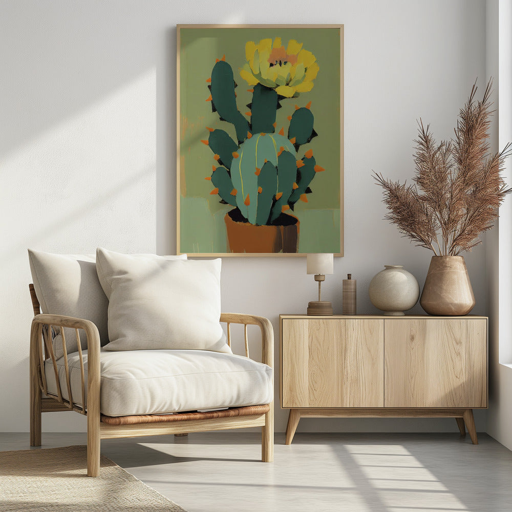 Blooming Cactus | Poster