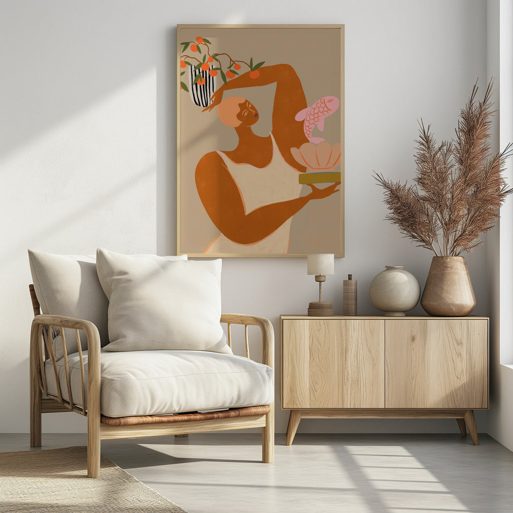Fish And Oranges | Poster