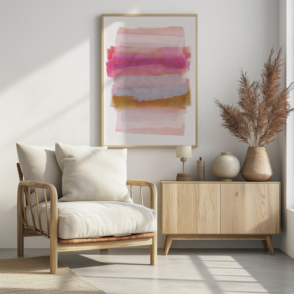 Abstract Brush Strokes 45 A1 | Poster