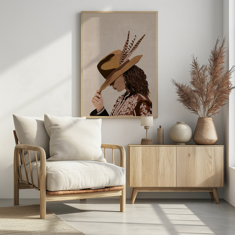 Feathered Elegance | Poster