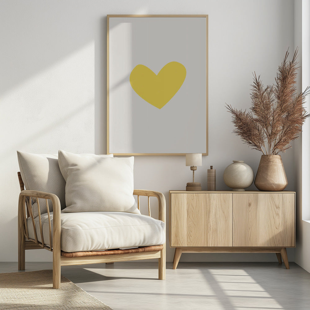 Heart Yellow | Poster