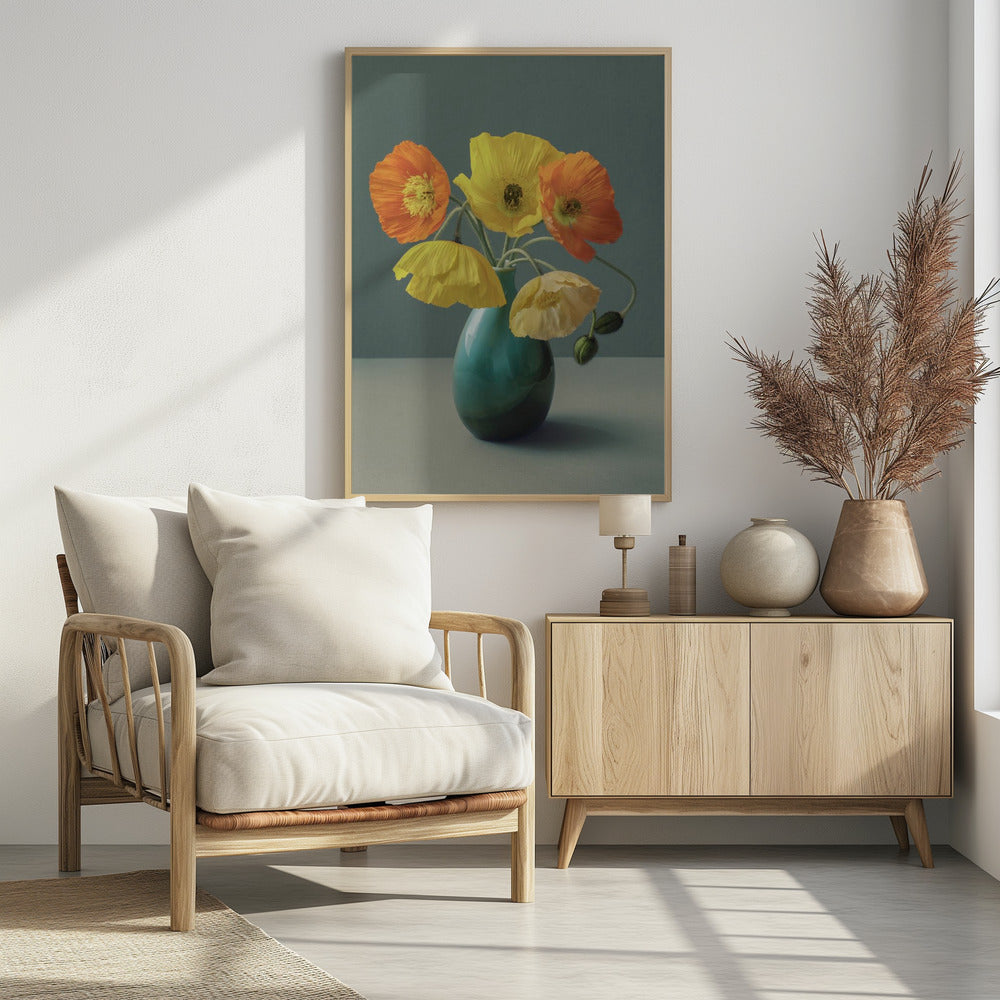 Icelandic Poppy Still Life | Poster