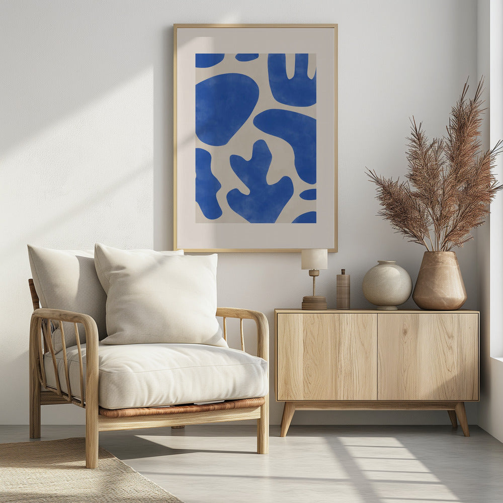 Blue Abstractions | Poster