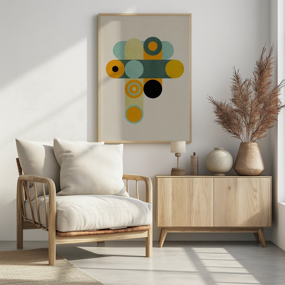 Rainbow Plus Shapes9 | Poster