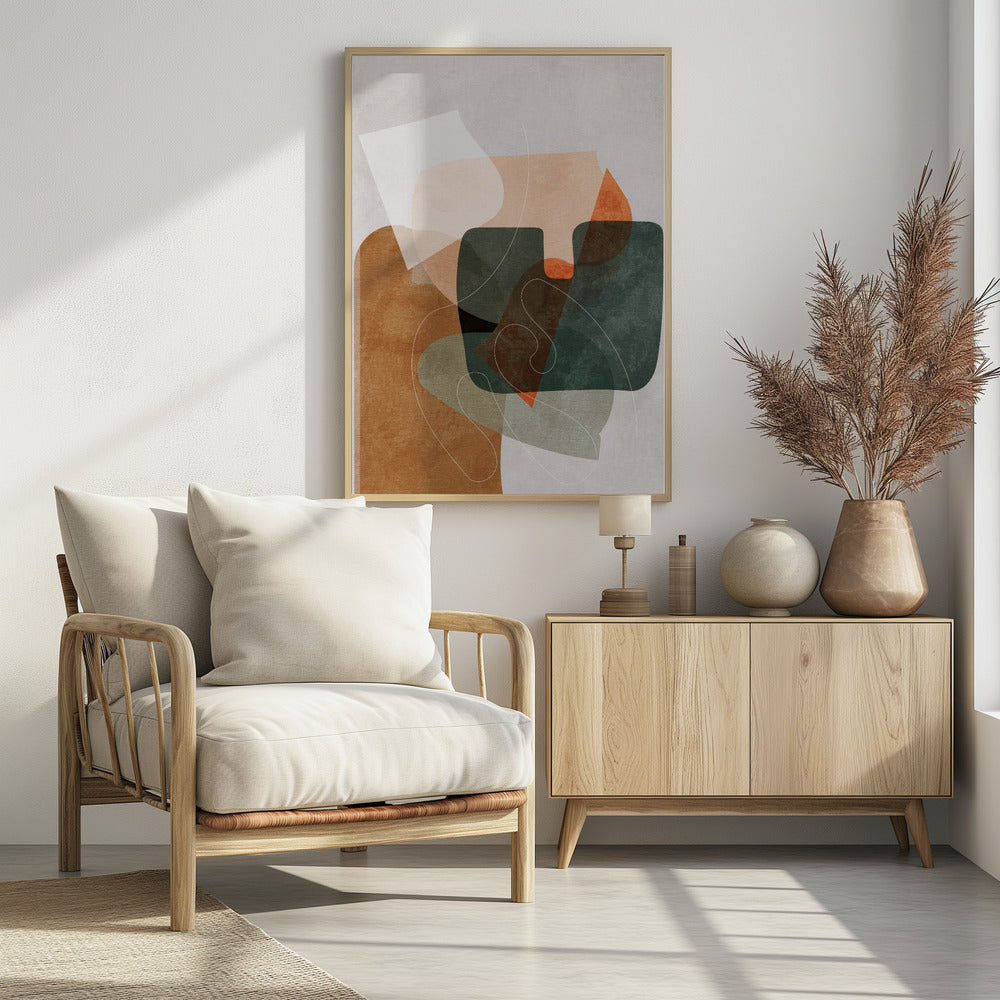 Nature Friendly Terracotta 4 Aquarell Kopie | Poster