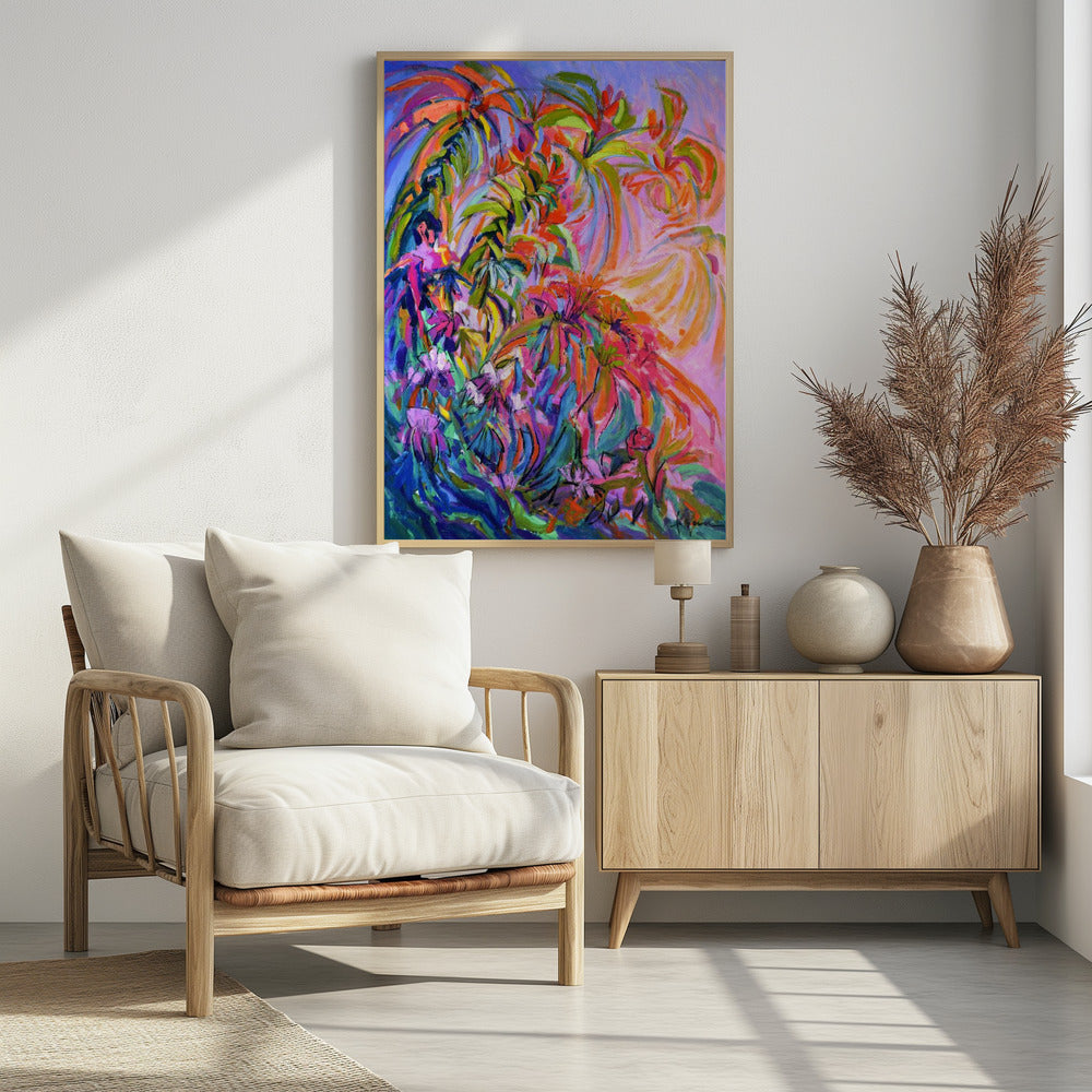 Radiant Floral Ballet | Poster