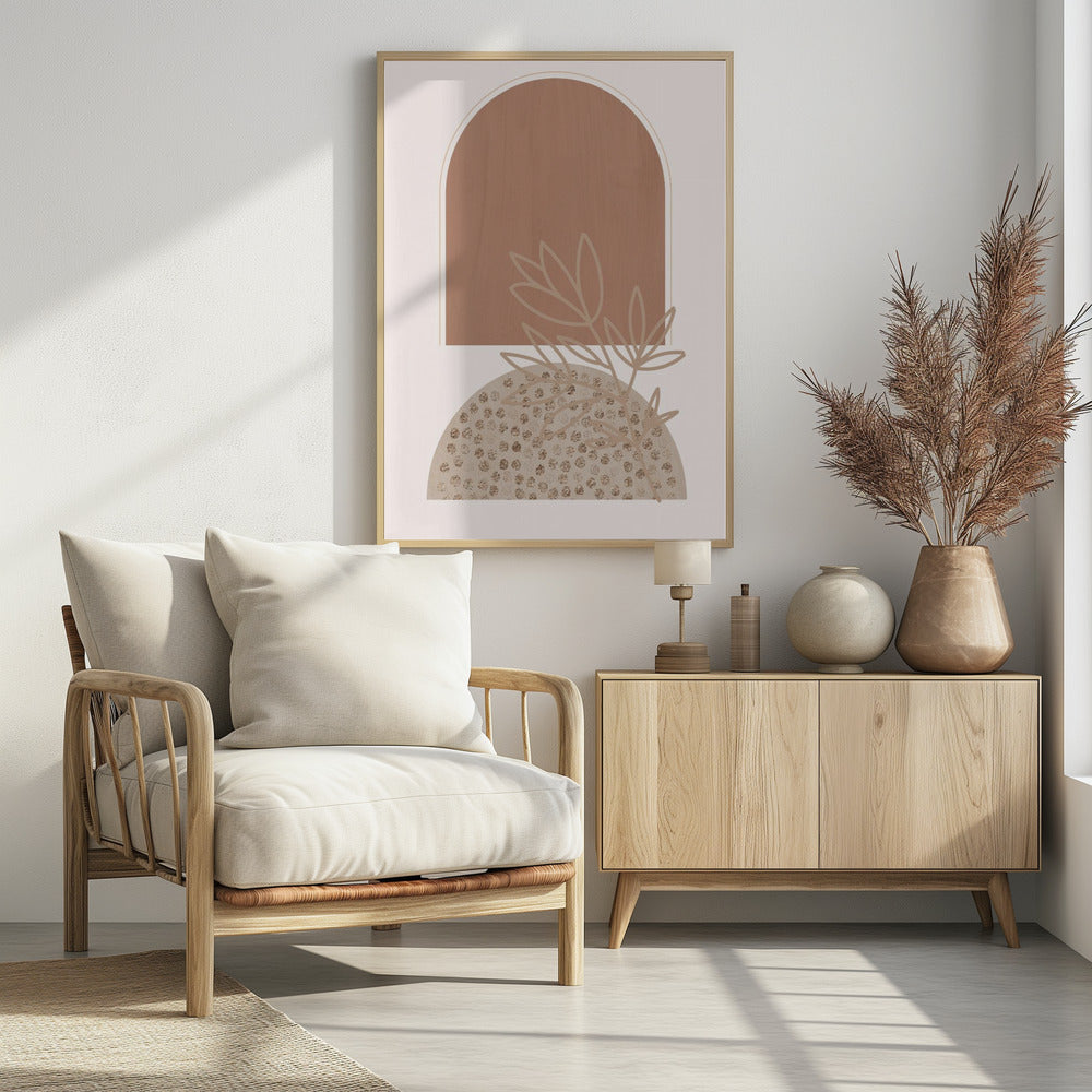 Boho Beige 1 | Poster