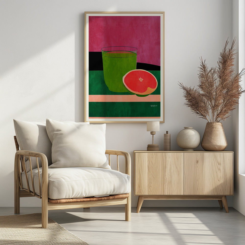 Pink, Little Grapefruit | Poster