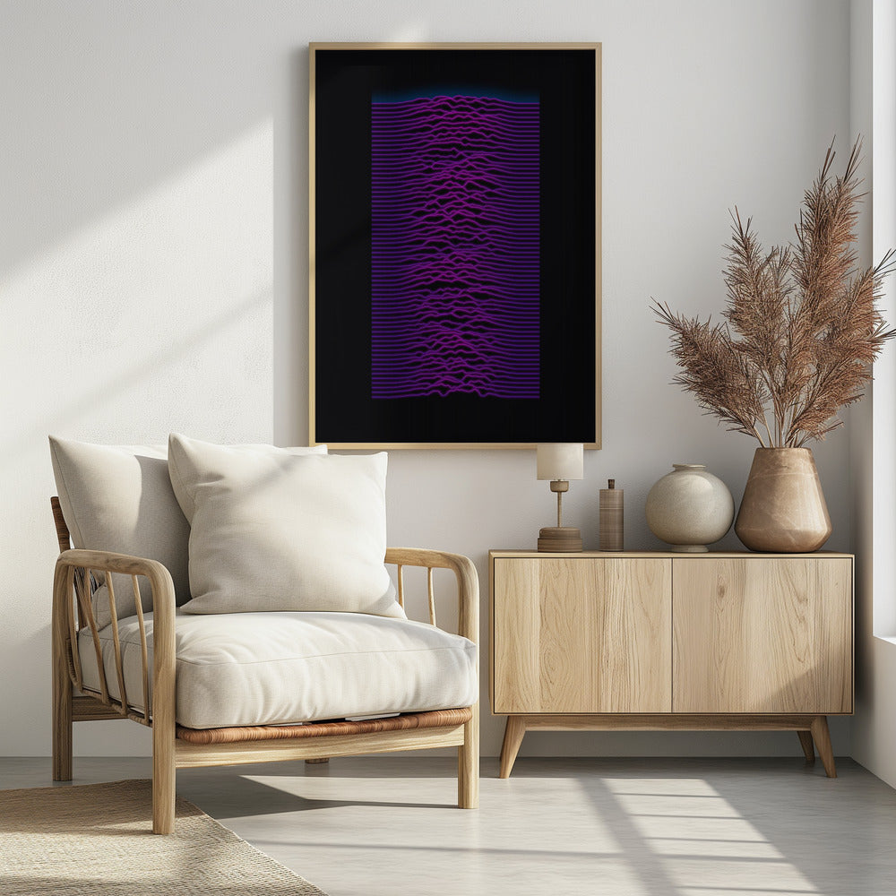 220116 Neon Waveform | Poster