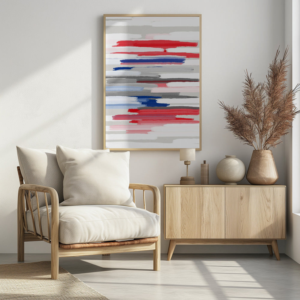 BILLS RED WHITE AND BLUES | Poster