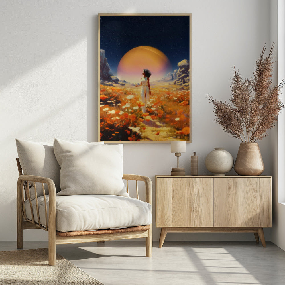Cosmic Flower Fields | Poster