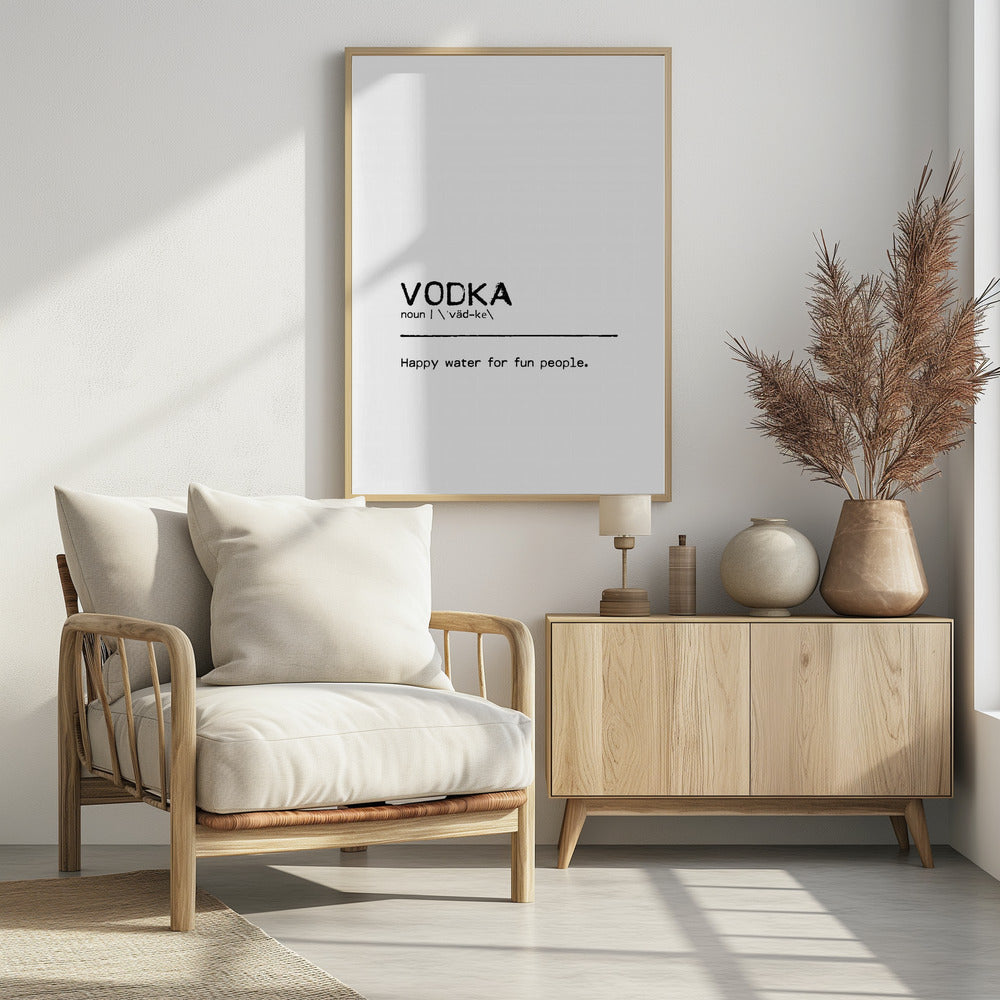 Quote Vodka Fun | Poster