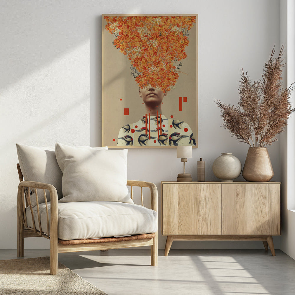 Bird Flight In Autumn | Poster