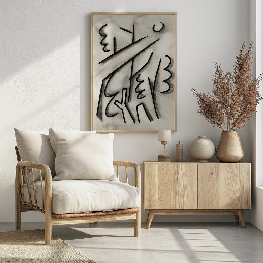 Bold Black Lines | Poster