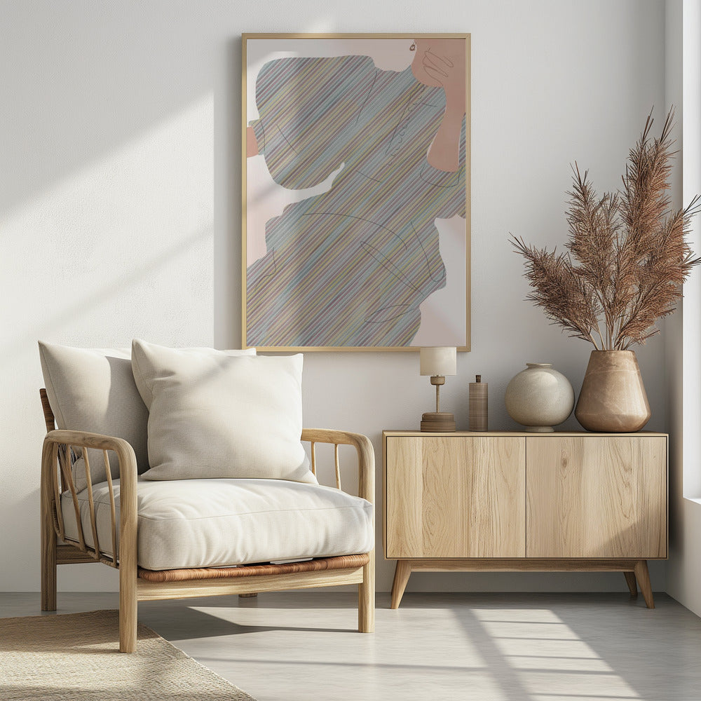 Striped Elegance | Poster