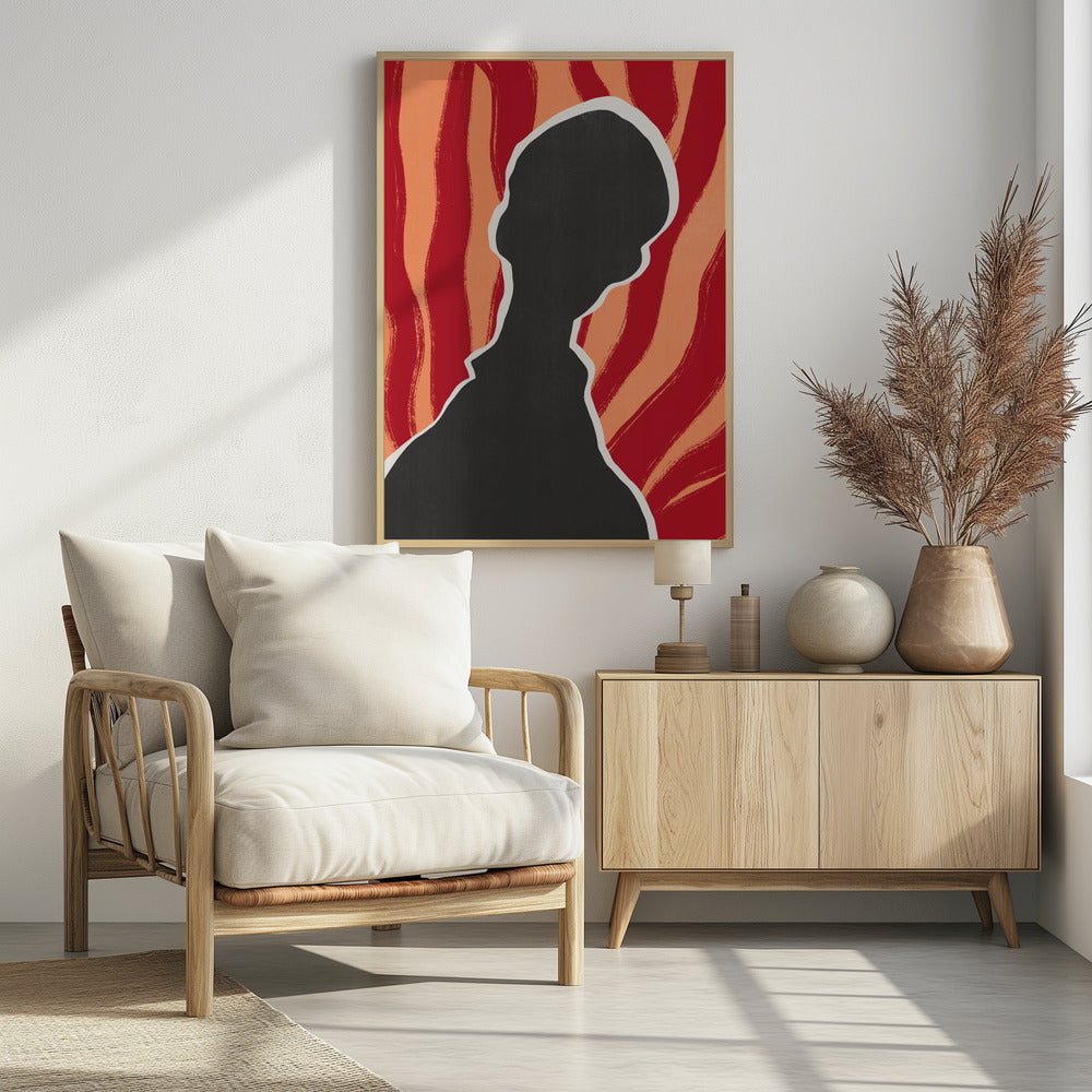 Anonymous Portrait In Heat | Poster