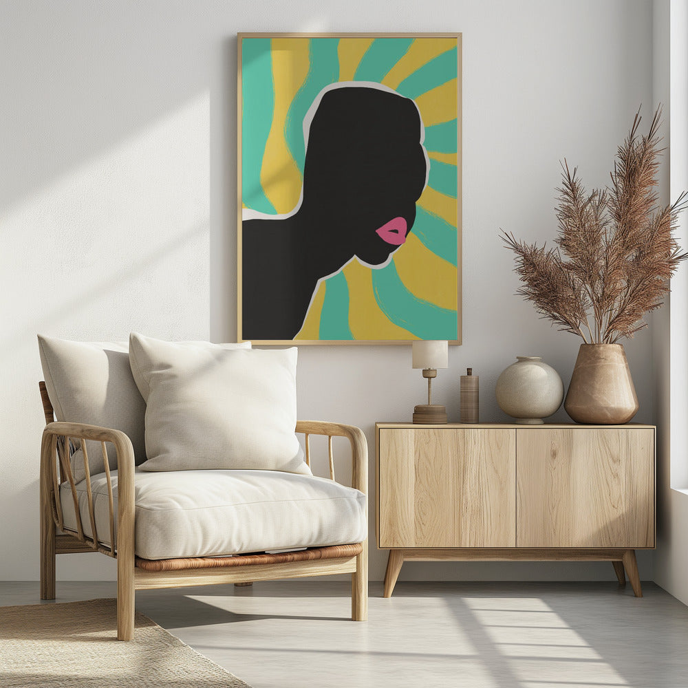 Anonymous Portrait In Summer | Poster
