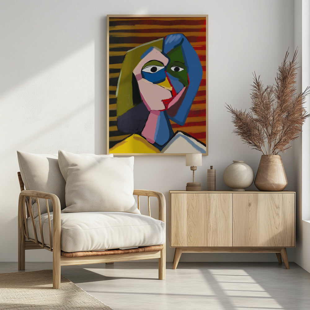 Potrait inspired by picasso | Poster