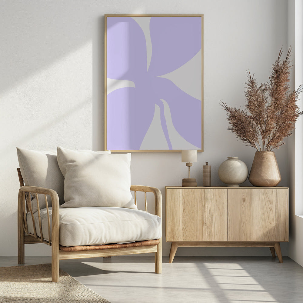 Lavender Bloom Twist | Poster
