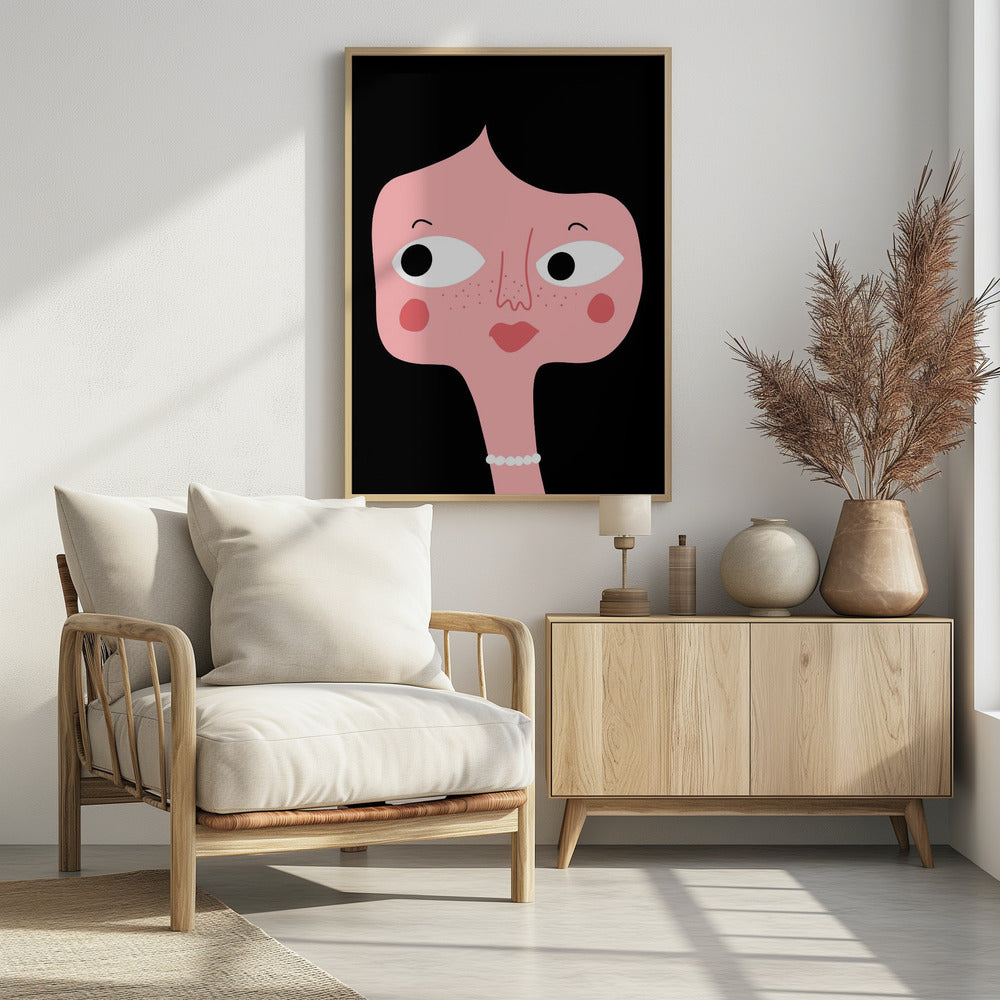 Quirky Pink Face | Poster
