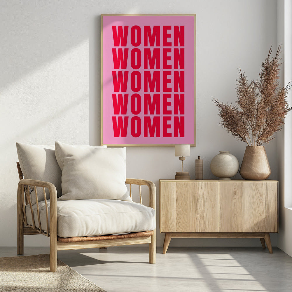 Bold Repeat: Women | Poster