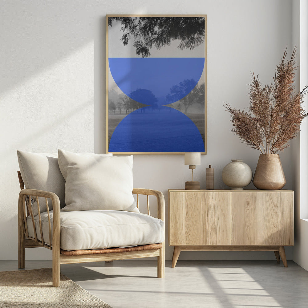 Misty Blue Horizon | Poster