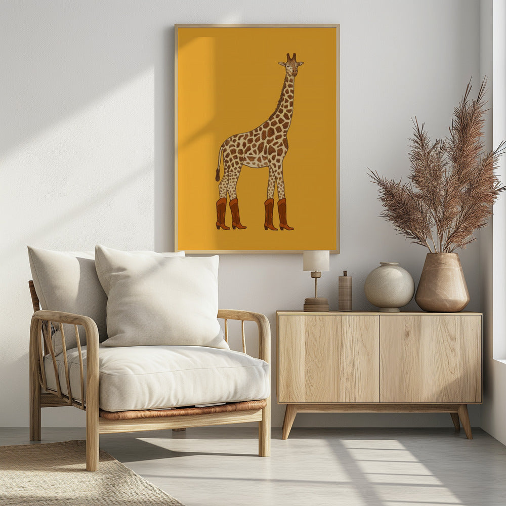 Jolene the Cowgirl Giraffe | Poster