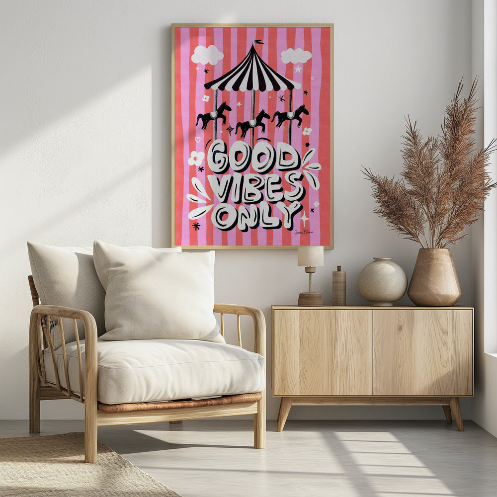 Carousel Good Vibes Only | Poster